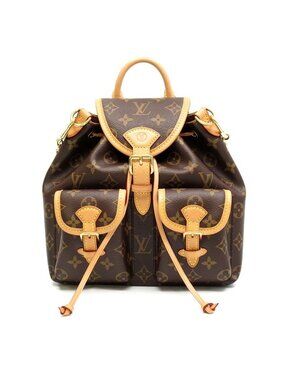louis vuitton backpack beige Calfskin Lockme M53079 which features a contrasting outline Louis Vuitton | Bags |